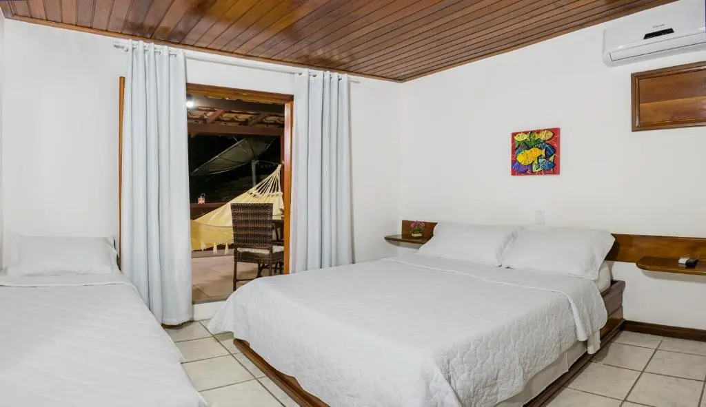 Quarto da Pousada Lua e Mar, Ilhéus