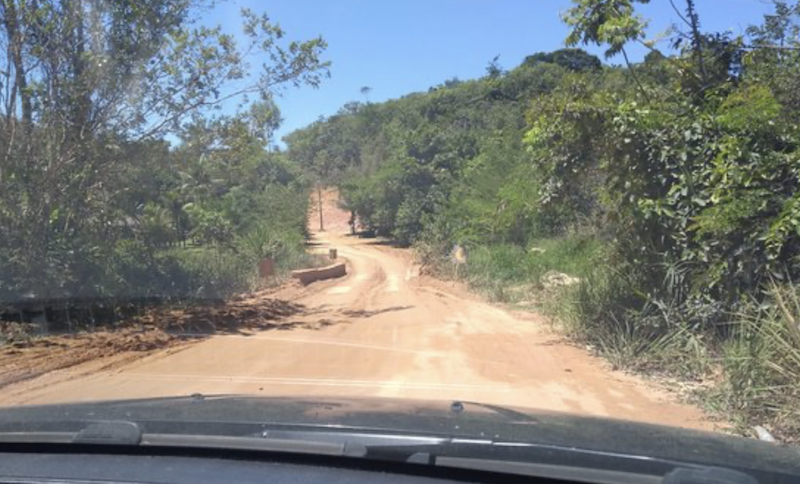 Estrada para a Praia do Espelho Estrada para a Praia do Espelho