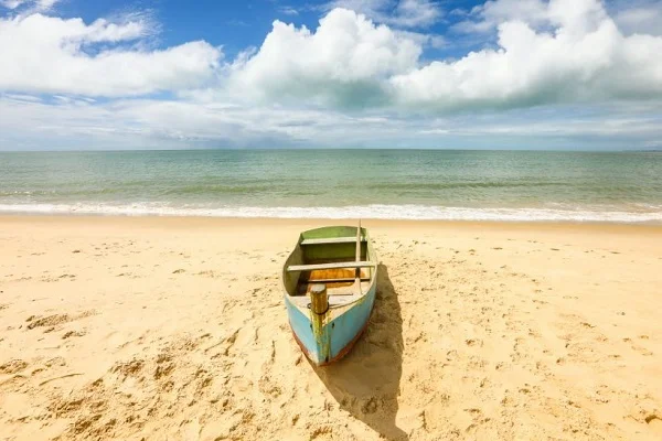 Maré da praia Ponta do Corumbau