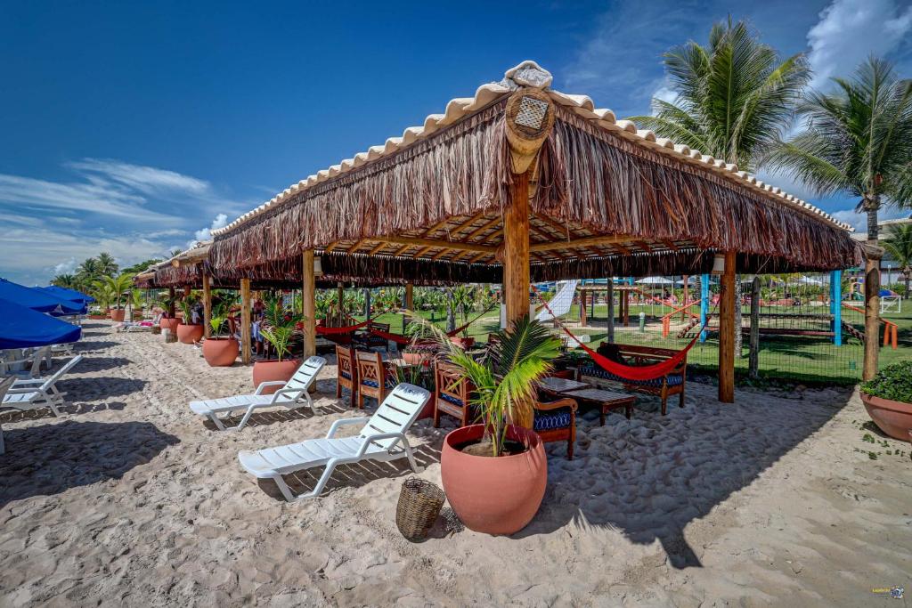 &Aacute;rea de descanso do Hotel Praia do Sol